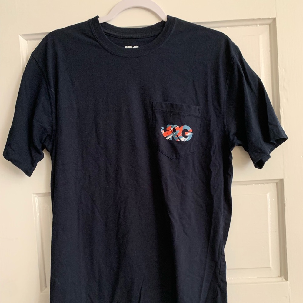 Navy blue rowdy gentlemen shirt